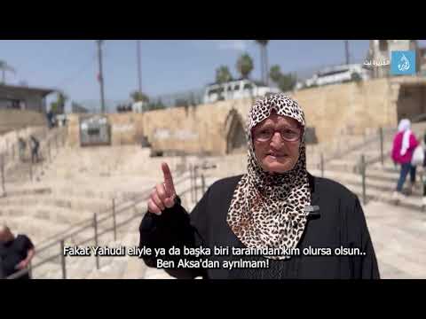 "Baskı ve zulm bizi Aksa'mızın kapısından ayıramaz!"