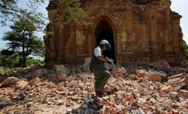 Myanmar’da 5,9 büyüklüğünde korkutan deprem