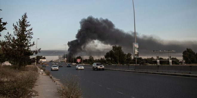 Libya ordusundan stratejik Vatiyye üssü'ne ve çevresine hava operasyonu