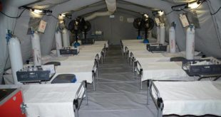 Mekke’de koronavirüs hastaları için mobil hastane kuruldu