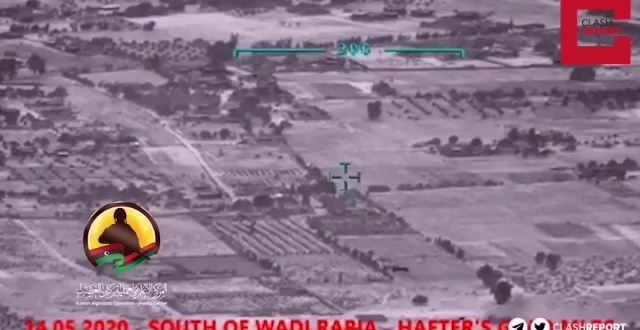 Türkiye, Hafter milislerine ait çok namlulu roketatarı vurdu[VİDEOLU]