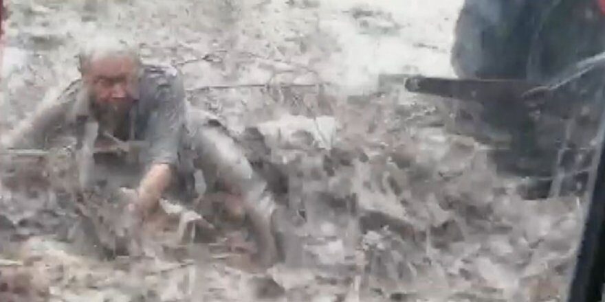 Manisa’da Yaşlı Adam Sele Böyle Kapıldı