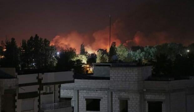 PKK/YPG’ye ait silah deposunda art arda patlamalar