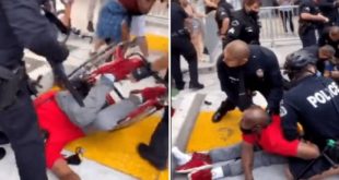 ABD’de Engelli Protestocuya Polis Şiddeti