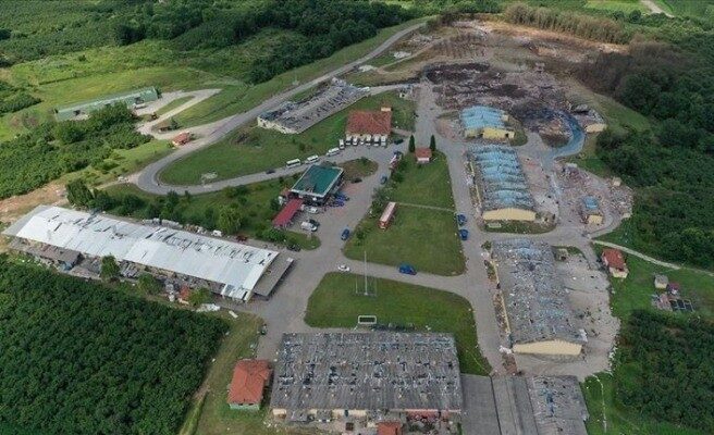 Sakarya’da havai fişek fabrikası bölgesindeki çalışmalar tamamlandı