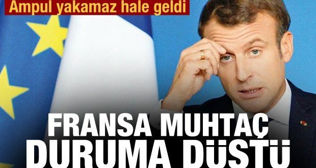 Fransa Afrika'da muhtaç duruma düştü! Ampul yakamaz hale geldi