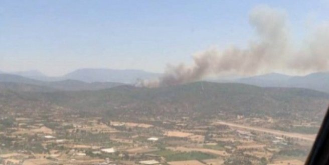 Muğla'da çıkan orman yangınına müdahale ediliyor