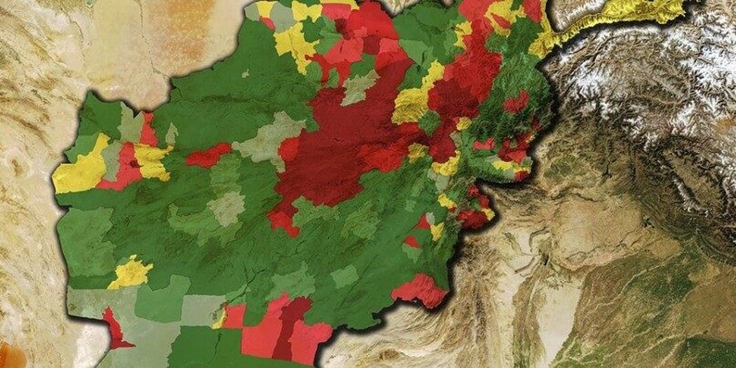 Afghanistan situation map (September 2020)