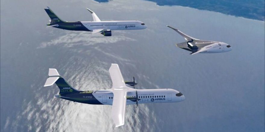 Airbus, hidrojenle çalışan sıfır emisyonlu yolcu uçağının 2035’te havada olmasını hedefliyor