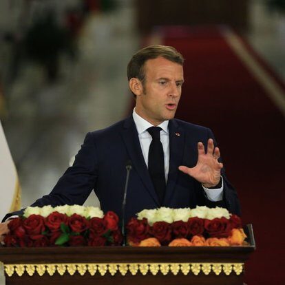 Gizli görüşmeyi ifşa eden muhabir, Macron tarafından azarlandı.