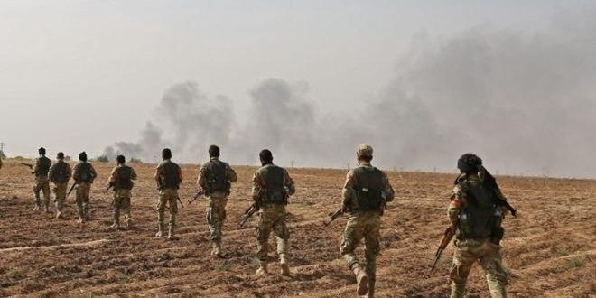 Rejim milisleri ile PKK'lı teröristler bomba yağmuruna tutuldu