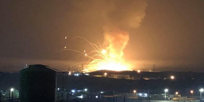 Ürdün'de büyük bir patlama meydana geldi