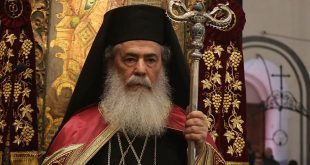 Kudüs Rum Ortodoks Kilisesi Patriği, İslam'a hakaret edilmesini kınadı