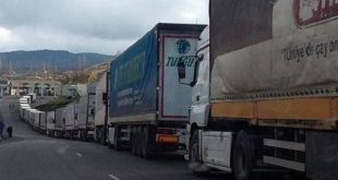 Tırlara Ermenistan engeli