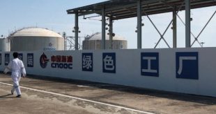 Çin'de doğal gaz terminalinde yangın