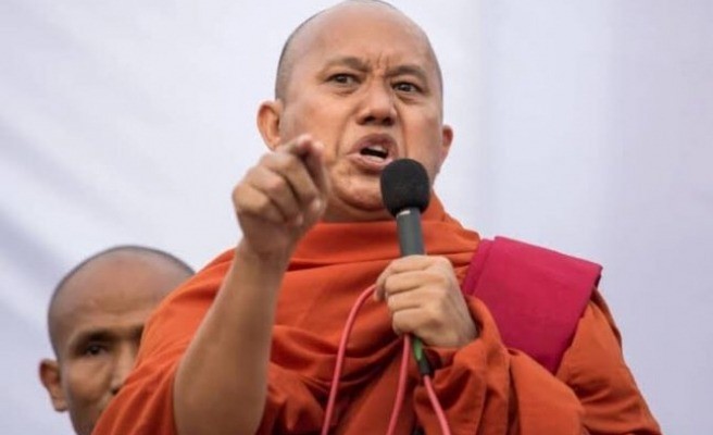 myanmar da isyana tesvikle suclanan budist rahip wirathu polise teslim oldu h482415 94db2