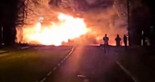 İngiltere’de kimyasal madde taşıyan tanker patladı