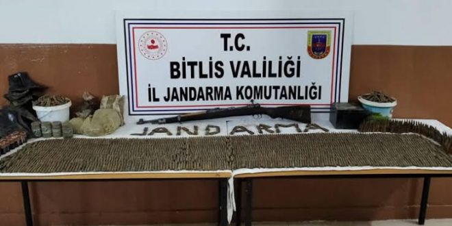 PKK'ya ait mühimmat ve yaşam malzemeleri ele geçirildi