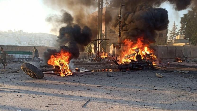 afrin de sivillere bombali aracla saldiri 8 kisi yaralandi 1 kiside yasamini yitirdi 02