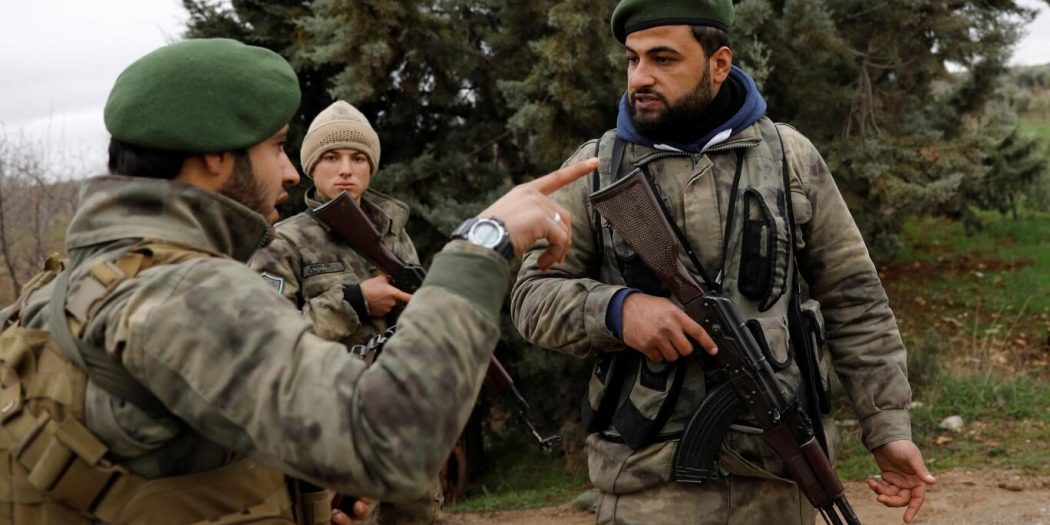 Terör örgütü PKK ile SMO arasında karşılıklı top atışları