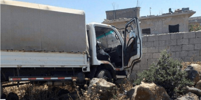 Der'a'da askeri kamyonete saldırı