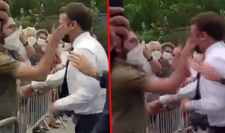 İlkokul öğrencisinden Macron’a: Tokat nasıldı?