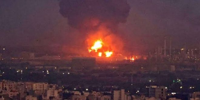 İran'da petrol tesisinde yangın!