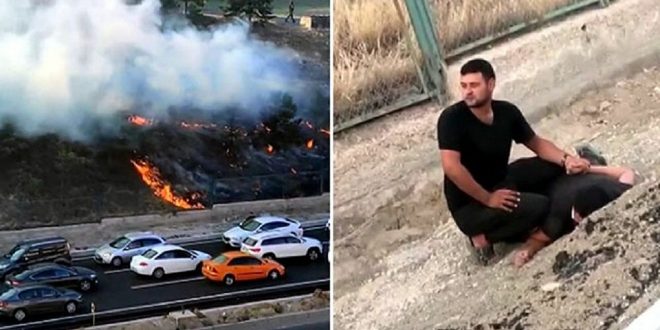 Ankara'da kışlada yangın çıkaran kişi tutuklandı