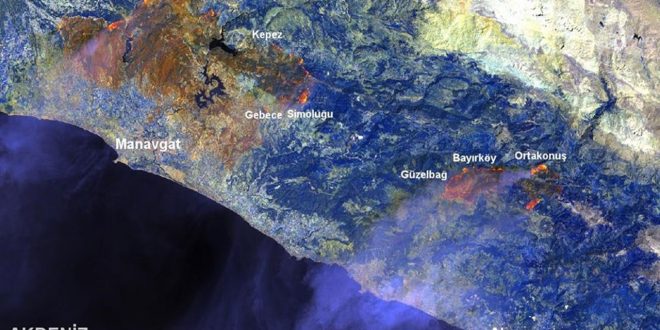 Manavgat'ta yüzey sıcaklığı 95 derece!