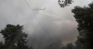 Orman yangınları Yunanistan'da da sürüyor