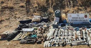 Hakkari'de PKK'ya ait mühimmat ele geçirildi