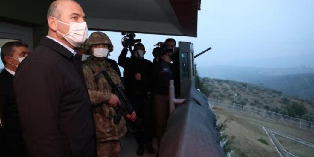 Bakan Soylu’dan İdlib sınırındaki hudut karakoluna ziyaret!