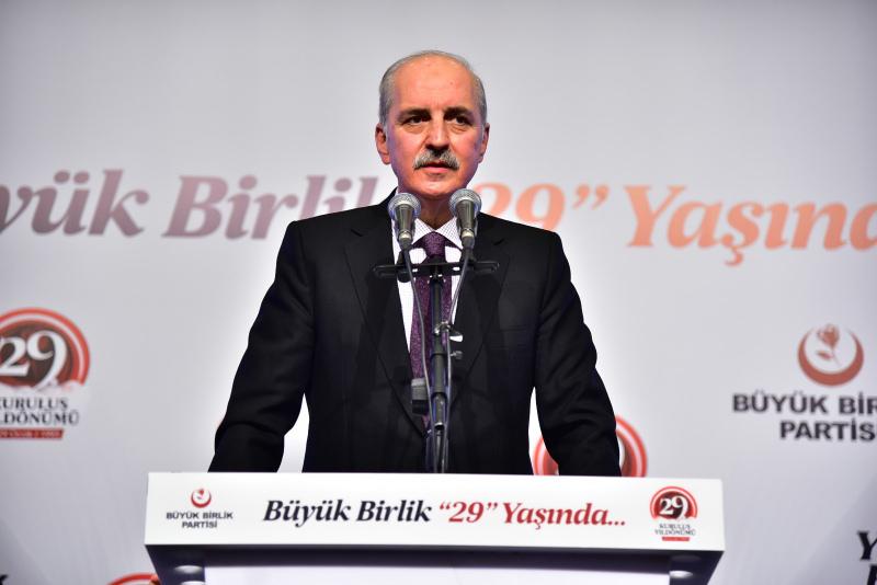 Kurtulmuş'dan açıklama: Ne 2023, ne 2053, ne 2071 hedefi bir ya da birkaç partinin hedefi değildir!