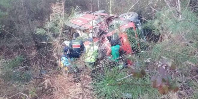 Yangına giden itfaye aracı kaza yaptı:4 ölü