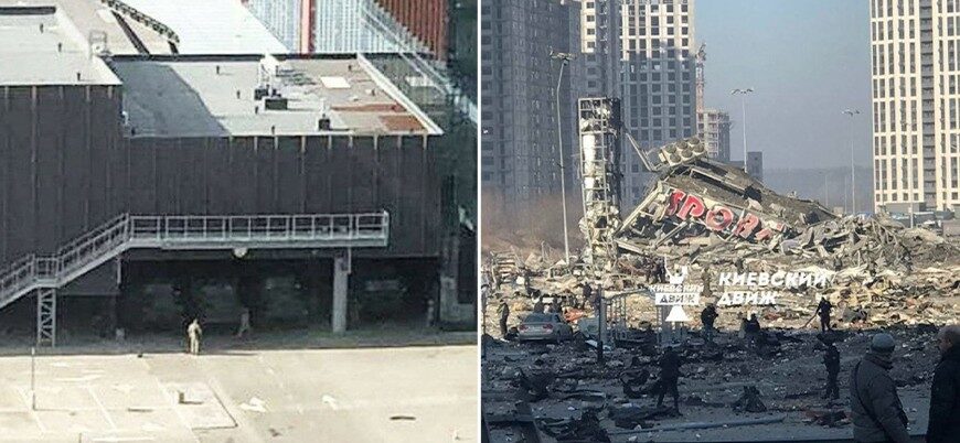Rusya’nın Kiev’de vurduğu alışveriş merkezi Ukrayna ordusunun merkezi çıktı