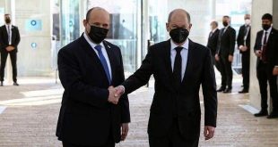 Almanya Başbakanı, İsrail Başbakanı Bennett'i kabul etti