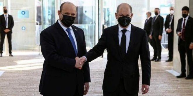 Almanya Başbakanı, İsrail Başbakanı Bennett'i kabul etti