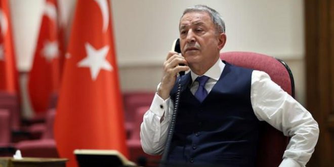 Hulusi Akar, Rus Savunma Bakanı Şoygu ile görüştü