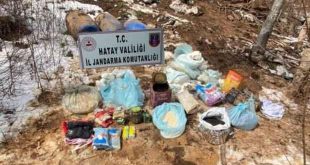 Hatay’da terör örgütüne mühimmat darbesi!