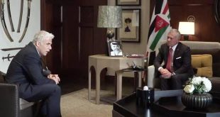 Ürdün Kralı, İsrail Dışişleri Bakanı'nı kabul etti