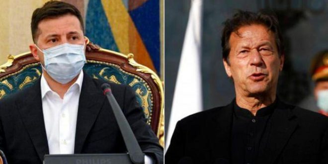 Pakistan Başbakanı İmran Han, Zelenskiy ile görüştü