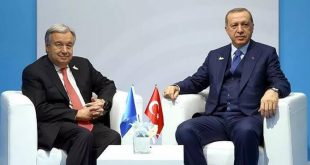 BM Genel Sekreteri Guterres, pazartesi günü Ankara’da Cumhurbaşkanı Erdoğan’la görüşecek.