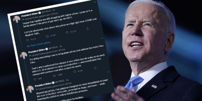 Biden: Enflasyonun sorumlusu Putin!