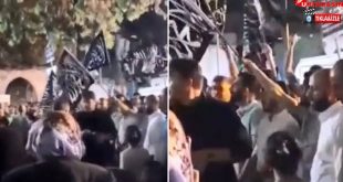 Şanlıurfa'da Kelime-i Tevhid bayrağı açıldı şeriat çağrısı yapıldı