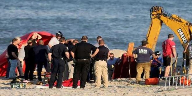 ABD'de iki kardeş kumlar altında kaldı!