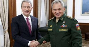 Bakan Akar Rusya savunma bakanı Şoygu ile görüştü