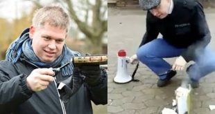 İslam düşmanı korkak, polis koruması altında Kur'an-ı Kerim yakmaya devam ediyor!