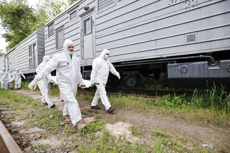 Ukrayna, Rus askerlerin cesetlerini soğutucu vagonlarda bekletiyor