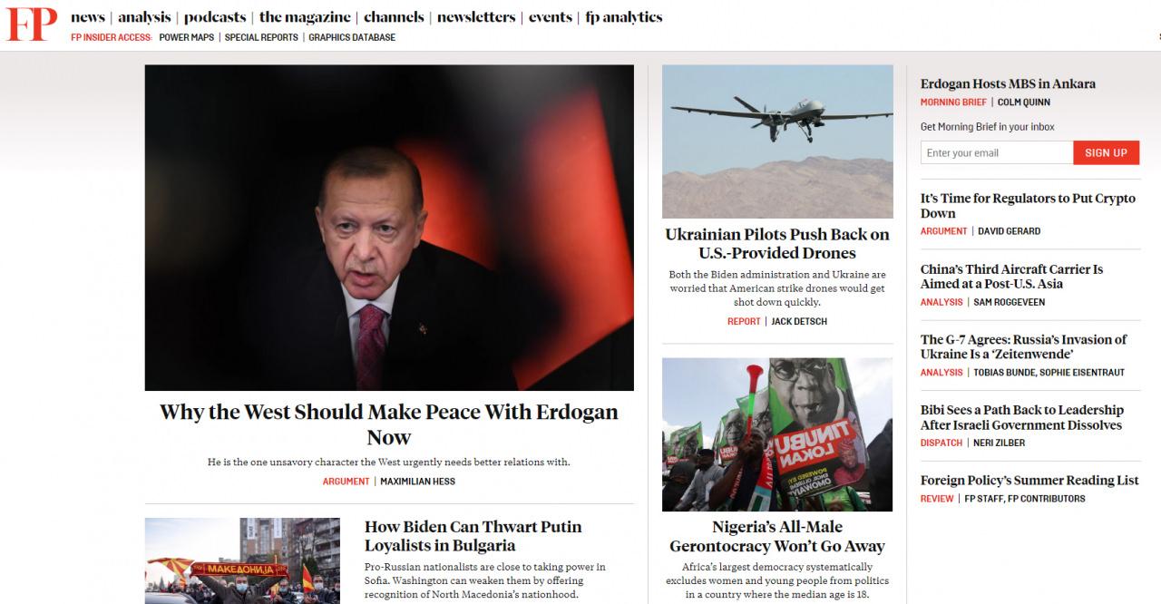 Foreign Policy'den Erdoğan itirafı