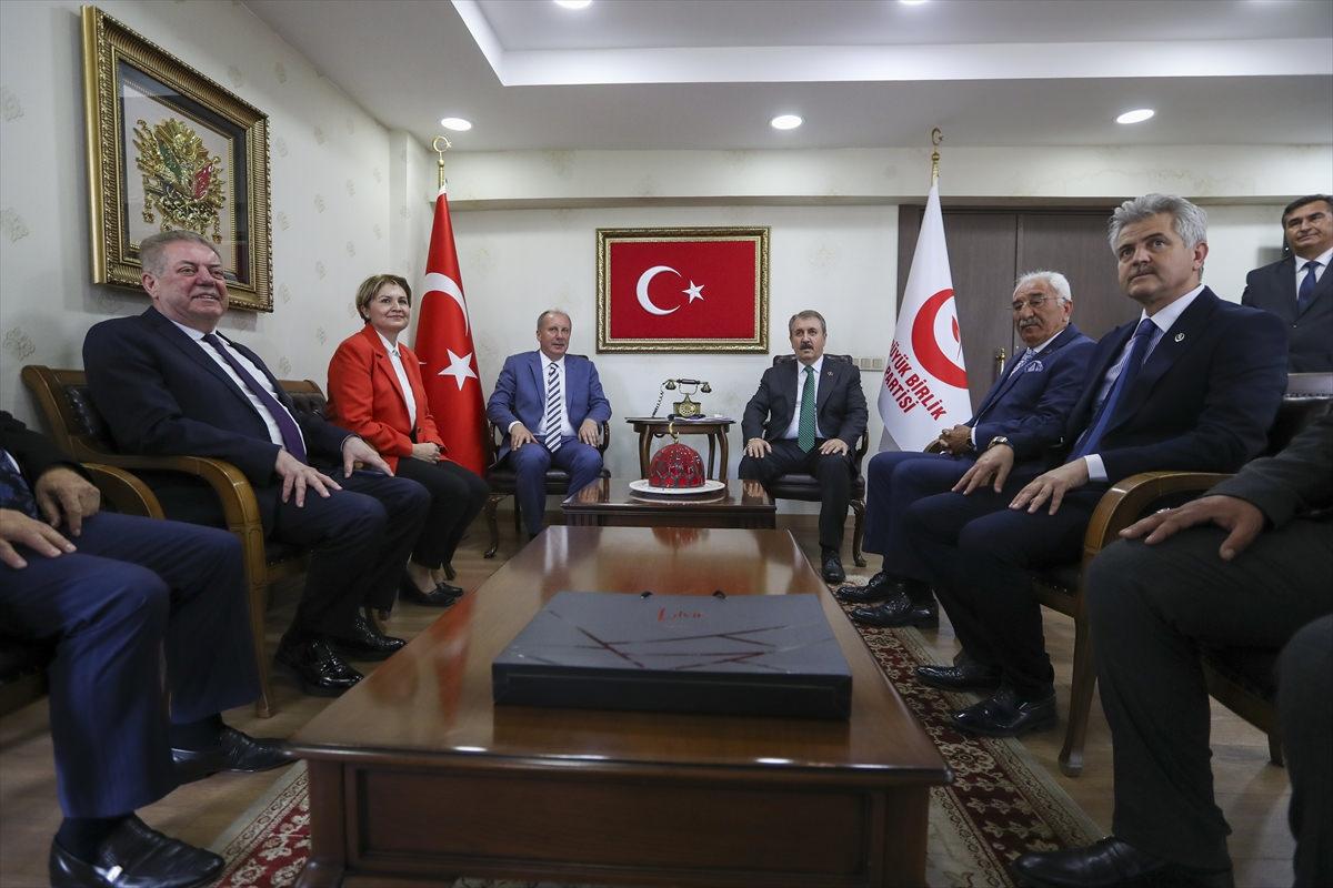 Muharrem İnce BBP lideri Destici'yi ziyaret etti